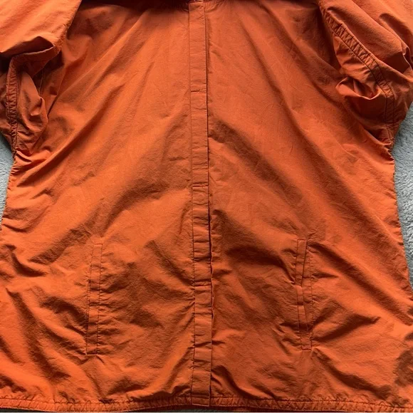 Eileen Fisher Vibrant Orange Windbreaker women’s small petite - Picture 6 of 15